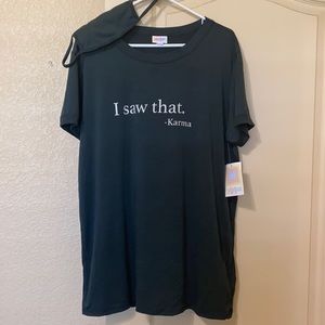 NWT LuLaRoe Liv XL w/ matching face mask